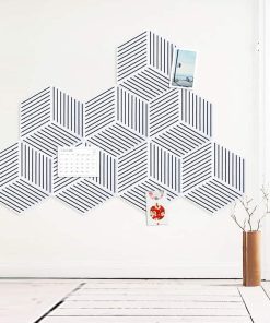Bảng ghim tiêu âm hình lục giác sọc cá tính AS8744