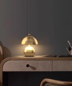 Đèn bàn bằng đồng kiểu cây nấm độc đáo ZHM726
