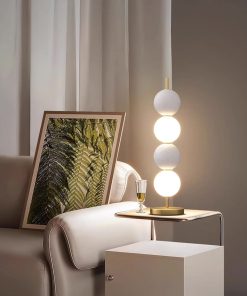 Đèn bàn bằng đồng kiểu xiên kẹo dễ thương ZHM733