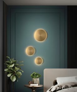 Đèn gắn tường bằng đồng knhật thực độc đáo Bắc Âu ZHM980