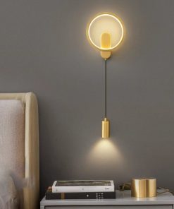 Đèn gắn tường bằng đồng sang trọng Bắc Âu MLU566