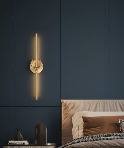Đèn gắn tường decor bằng đồng nguyên khối gạc hươu Bắc Âu ZHM156