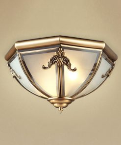 Đèn ốp trần đồng châu Âu Retro OD05