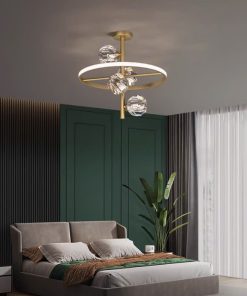Đèn pha lê nhiều đầu bóng decor hiện đại ZHM6439