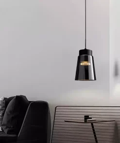 Đèn thả thủy tinh hình trụ trang trí phòng ngủ JG637
