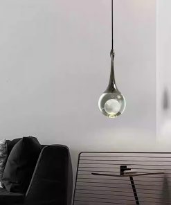 Đèn thả trần decor Mặt Trăng Bạc sang trọng hiện đại JG852