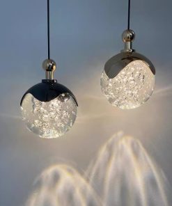 Đèn thả trần decor sảnh bằng pha lê cao cấp JG846