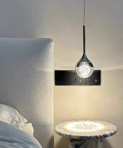 Đèn thả trần phòng ngủ hiệu ứng chiếu sáng pha lê JG847