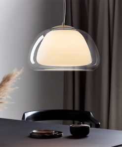 Đèn thả trần thủy tinh decor phong cách Đan Mạch DG987
