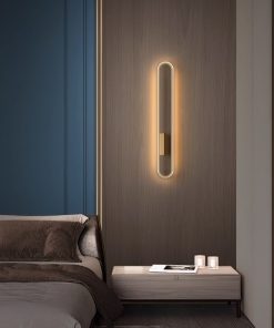 Đèn tường trang trí bằng đồng hình học tối giản Bắc Âu ZHM127