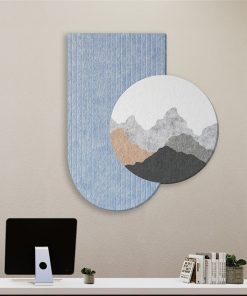 Tấm tiêu âm vải nỉ dạng hình học kết hợp AS8499