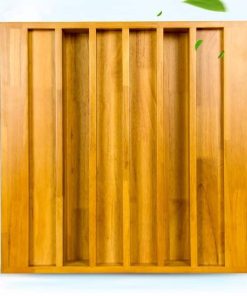 Vách gỗ cao su tán âm hiện đại đa năng TGDN1