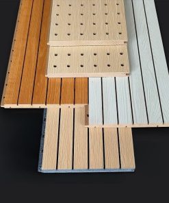 Vách gỗ tiêu âm tán âm trang trí đa mẫu mã GH003